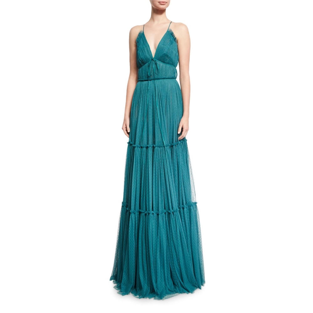 ✨NWT✨ SACHIN & BABI Vivien Silk Lined Gown in Jet Black SZ 0 (XS) - Picture 6 of 9